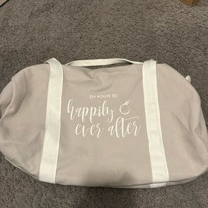 Honeymoon duffle bag